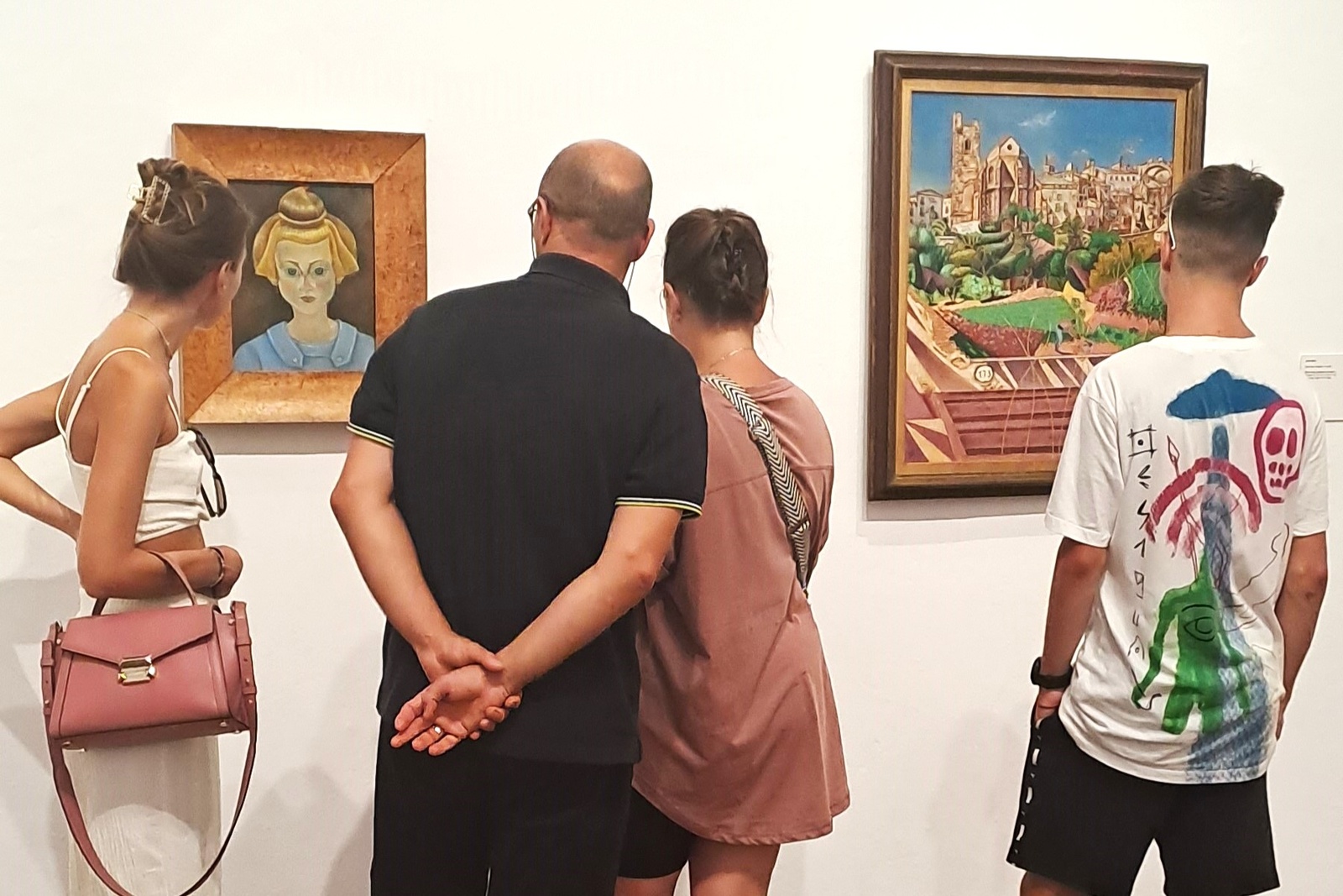 Uno de los momentos de la visita de ABUAB a la Fundació Joan Miró, en Barcelona.